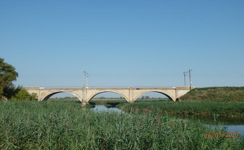 Железнодорожный мост. ст. Кущёвская